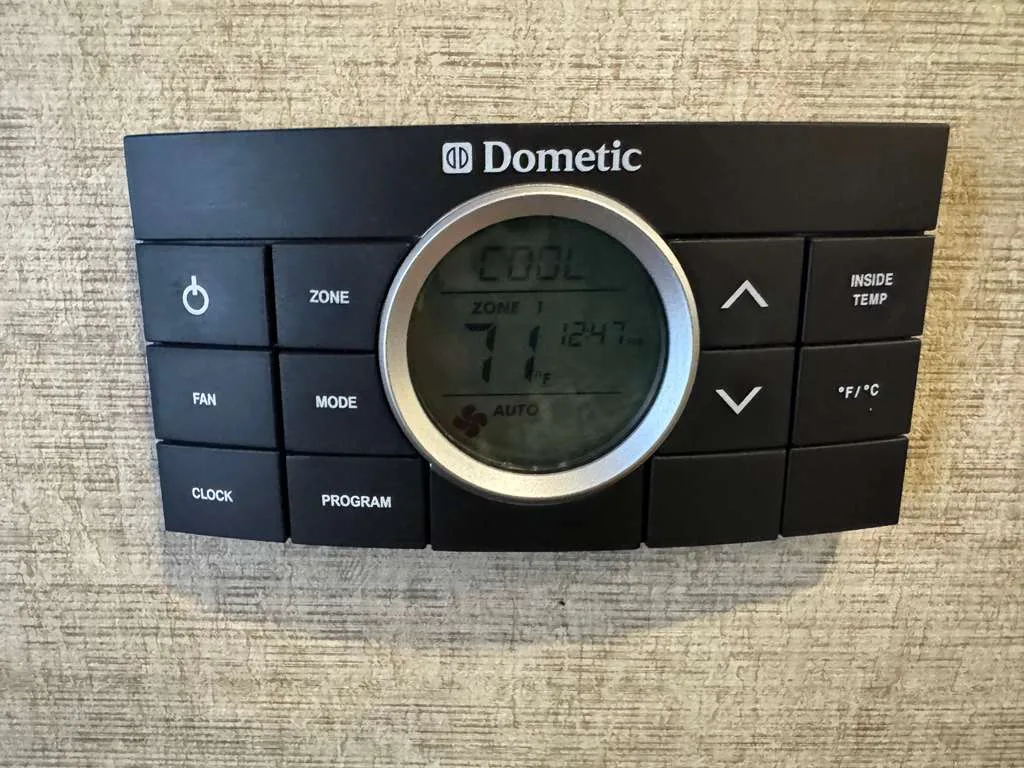 Replacing a thermostat on an RV for climate control repair in Palm City FL