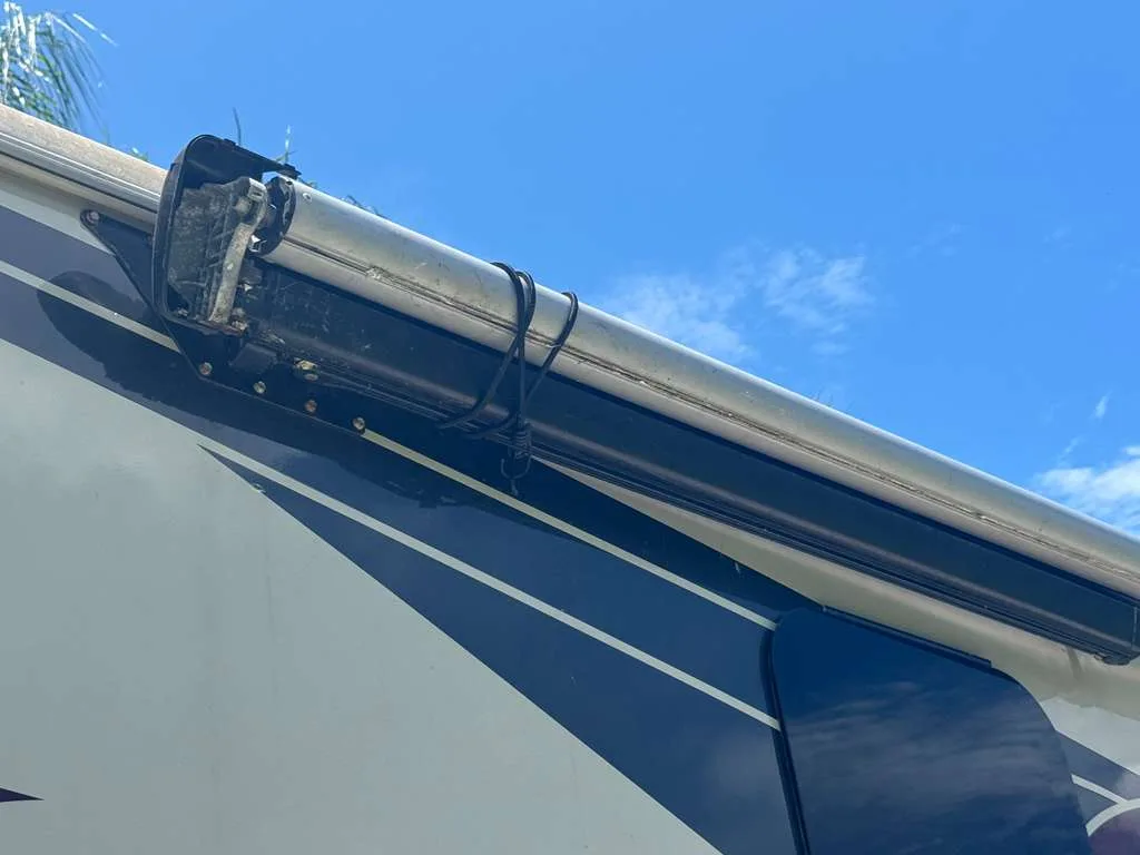 Replacement of a broken RV awning in Palm City FL