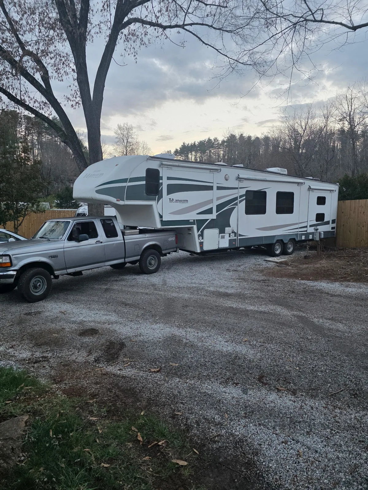 Technician starting maintenance work on an RV generator