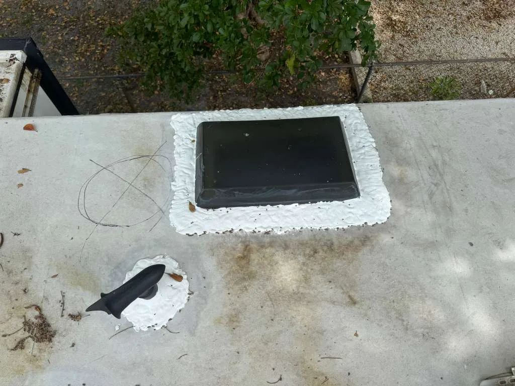 Repairing an RV roof leak in Palm City FL